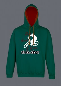 Blood, Sweat and Gears Zhoodz Hoody- £36.95 reflective in Action